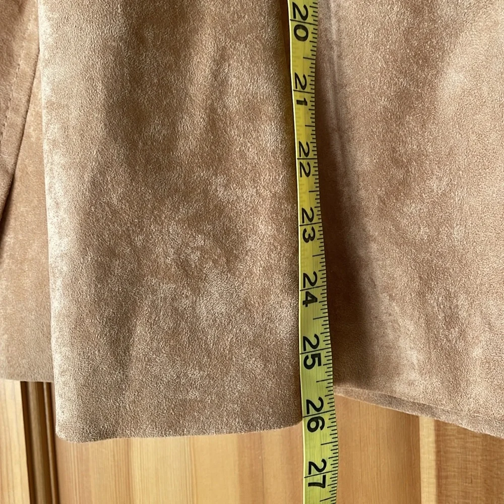 Liz Claiborne Tan Suede Blazer - Picture 10 of 13